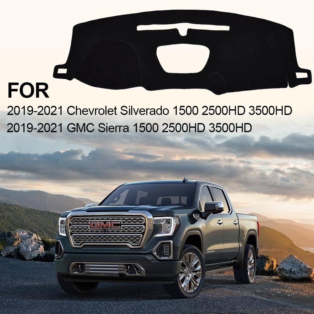 For Chevrolet Silverado 1500 2500 3500 GMC Sierra 1500 2019 2020 Car Dashboard Cover Dash Mat Dashmat Dash Board Cover Pad