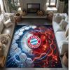 Bayern Munich Printed Flannel Area Rug Non Slip Soft Polyester Floor Carpet Indoor Decor Mat for Bedroom Living Room Sofa Game Room Home Decoration