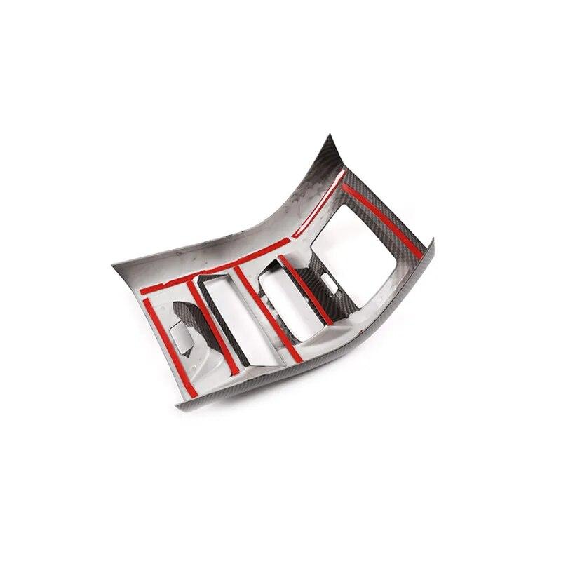 Car Rear Air Conditioning Vent Outlet Frame Cover Trim Sticker For BMW X3 G01 X4 G02 2018 Auto Interior Accessories