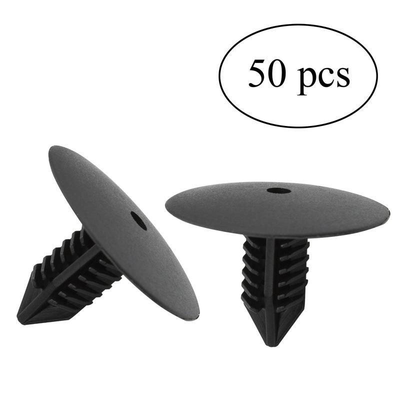 Pack of 50 Wheel Arch Trim Spruce Clips for Clio Scenic Megane Master Trafic Kangoo Duster SUV Logan 7703077435