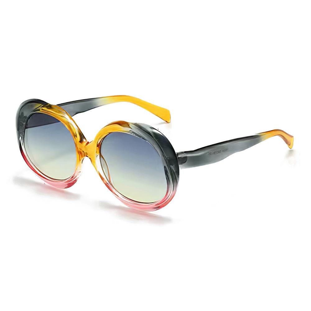 

2025 Новые Ретро Овальные Металлические Солнцезащитные Очки для Женщин Роскошный Модный Бренд Женские Солнцезащитные Очки Панк Унисекс Стильные Очки UV400