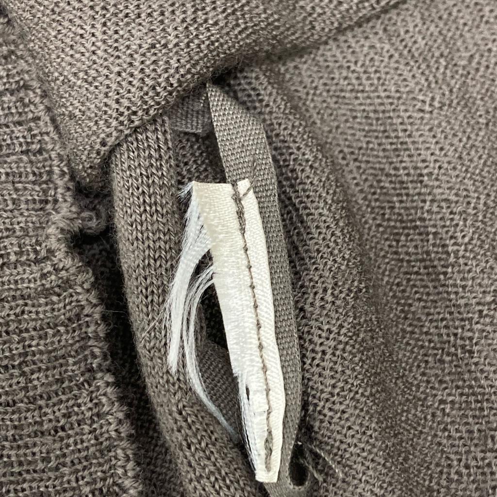 Rick Owens 19FW Brown LARRY V-neck pullover knit tops Not written BrownUsed