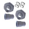 Connection Tubes With Clamps Adapter Kit For Intex Pool Vacuum Hose Adapter Pool Cleaning Tools Replacement Accessories