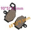 For Kawasaki ZR400 93-95 ZRX400 1998-2001 ZXR400 93-94 ZR550 92-99 Motorcycle Rear Brake Pads