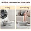 Yousheng Large Capacity Foot Basin Foldable Design Portable Foot Bath Tub Basin Expandable Easy Storage Foot Soak Basin