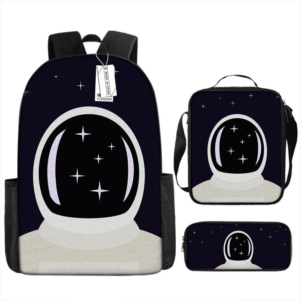 New astronaut schoolbag, boys, primary school students, grades 3 to 6, handsome and lightweight, junior high school students, backpack, large capacity