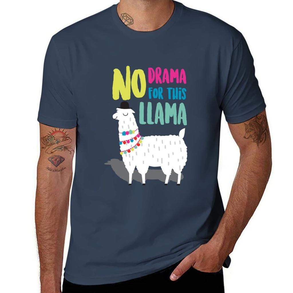 No Drama For This Llama Tshirt Durable Work Wear Tshirt