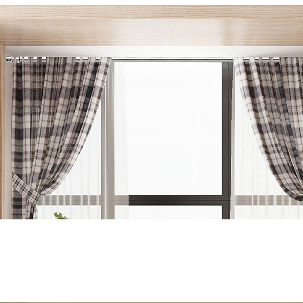 Tykket rustfritt stål garderobeskap Teleskopstang Justerbar klær Hengestang Balkong Soverom Flerbruks klær tørkestativ