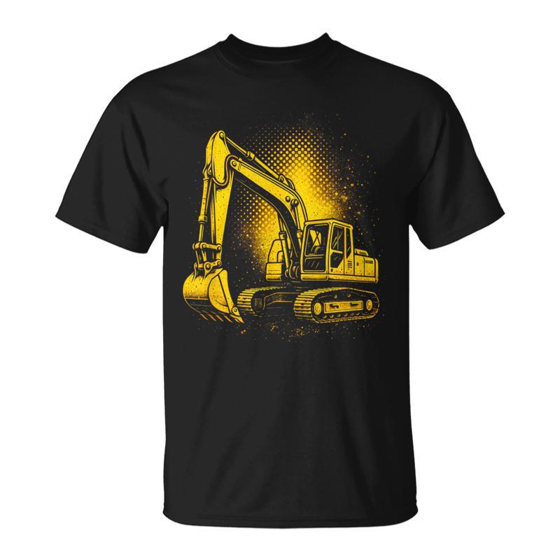 Excavator Construction Work Truck Driver T-Shirt