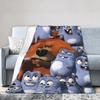 Grizzys and The Lemmings   Blanket  Warm Comfortable Plush Throw Blanket For Children Living Room Flannel Bedspread Bed Cover
