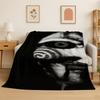 Personaggio Film Horror Chucky S-Scream Cartone Animato Coperta in Flanella Morbida Calda Plaid per Camera da Letto Soggiorno Letto Viaggio Regalo