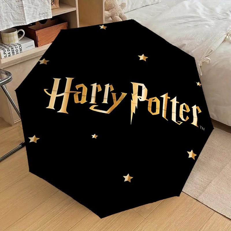 1 szt. Parasol Harry Potter - 8 żeber wzmocnionych, Automatyczne otwieranie, Lekki i trwały, Uroczy modny dodatek na zewnątrz, D2671
