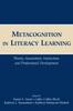 Bok Metacognition In Literacy Learning : Theory, Assessment, Instruction, and Professional Development