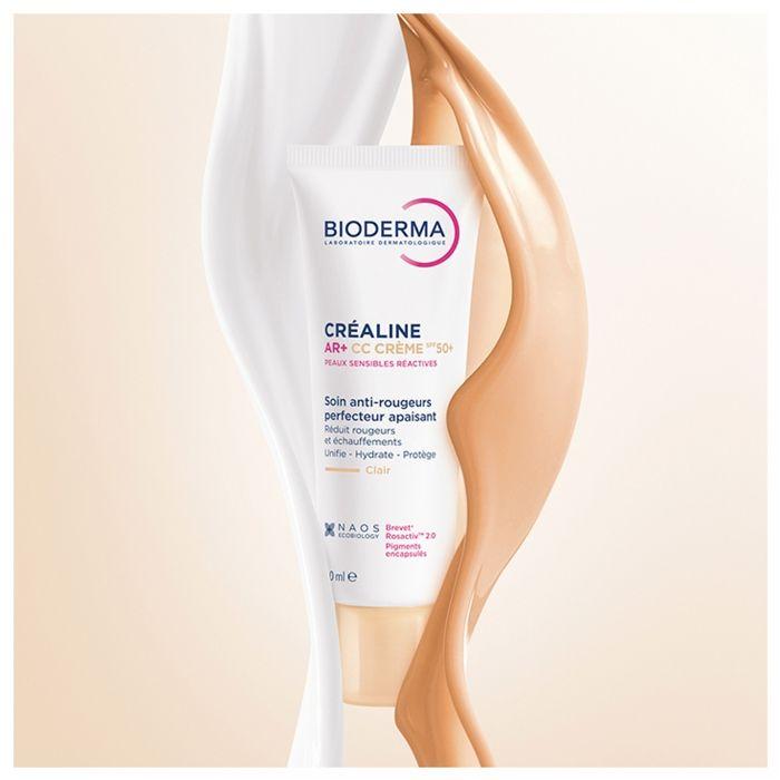 Bioderma Créaline AR + CC Crème SPF50+ Peaux Sensibles Et Réactives 40 Ml