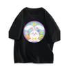 Cartoon Cute Bunny Print T-shirt Casual and Versatile Style Meets the Needs of Daily and Outing Wear In Summer