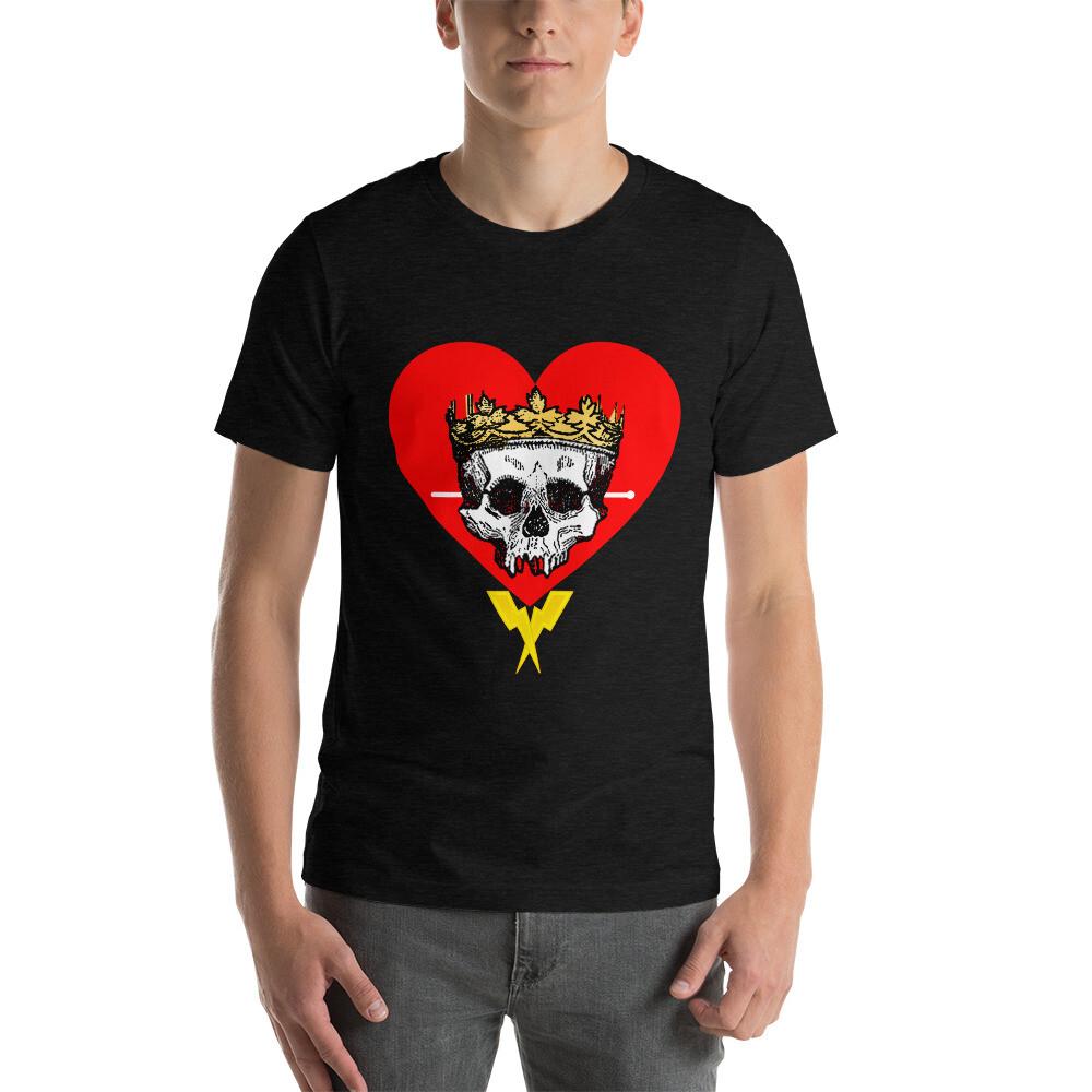Skulls T-Shirt : Heart with skulls S