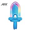 Neon Spinner Geschenke für Jungen 4-in-1 Drehender Fidget Lichtschwert Spielzeug, LED Buntes Aufleuchtendes Drehbarer Griff mit Lustigen Schreibtischspielzeugen Angst Bewegungsensor