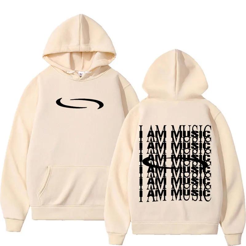 Playboi Carti I AM MUSIC Logo Hoodie Opium Ken Carson Narcissist Tour Antagonist Rap Sweatshirt Men Casual loose Oversized Hoody