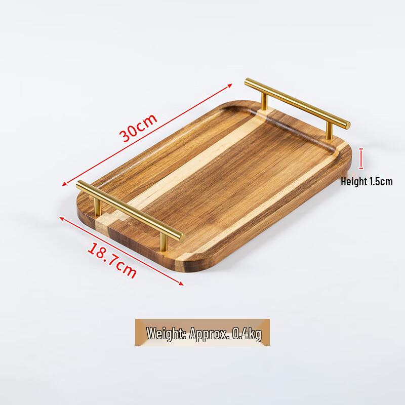 

Acacia Wood Rectangular Serving Tray