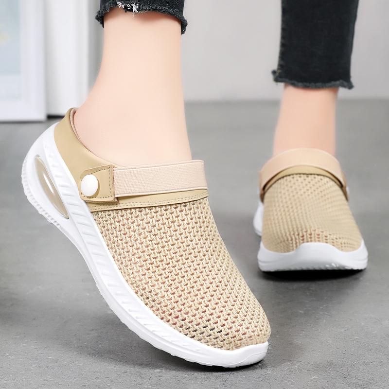 Women's Summer Fashion Slippers Half Slippers Breathable Thick Bottom Soft Outdoor Leisure Sports Shoes Free Shipping