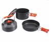 Outdoor Camping Cookware Portable Kettle Camping Pot Set Frying Pan Teapot Self-driving Camping Equipment