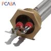 Tubo Riscaldante in Acciaio Inossidabile con Testa in Rame da 1 Pollice/32mm/DN25 Elemento Riscaldante Elettrico 110/220/380V per Scaldabagno 1/2/3/4/6KW