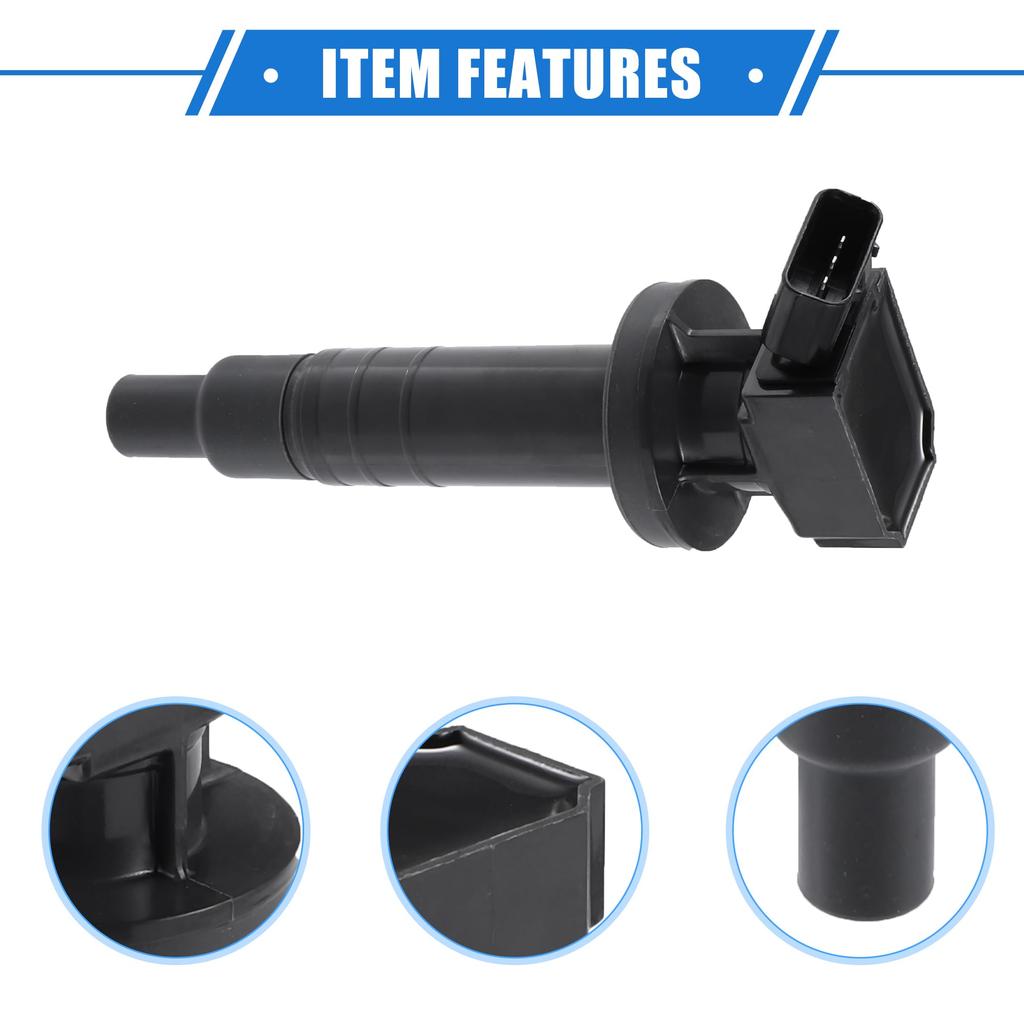 ABSOPRO Car Ignition Coil Assembly for Toyota Corvella L4 Durable Metal Gray Engine Ignition Coil 1.8L (2000-2008),