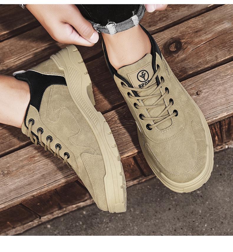 Men's Spring Casual Work Shoes - Non-slip, Wear-resistant, Trendy, and Versatile