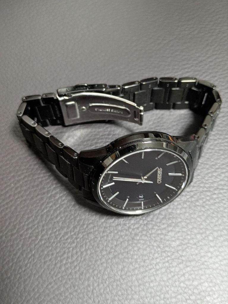 [USED] Excellent Condition Seiko Selection SBTM257 Solar Radio-controlled Watch, All Black