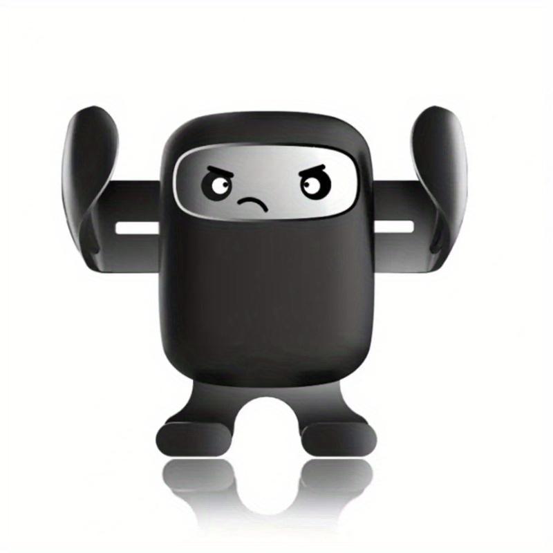 

Creative Cartoon Car Phone Holder - Air Vent Clip Mount with GPS Navigation Stand for Car Interior чёрный