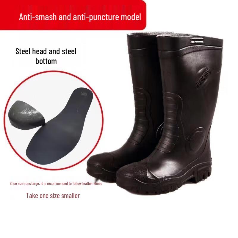 Xiaobu Forest Men s Waterproof Work Rain Boots