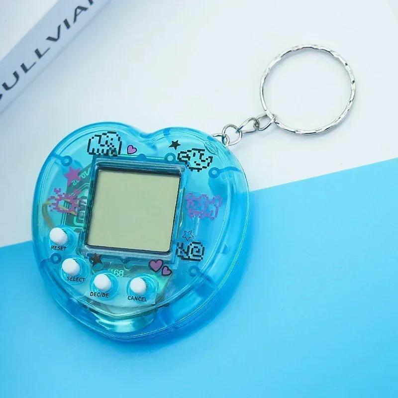 1PC Transparente elektronische Haustiere Tamagotchi Nostalgic 168 Haustiere in einem virtuellen Cyber ​​Digital Nostalgic Funny Toys Pixel Funny Play