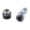 SF2010 Waterproof Industrial Connector SF2012 Female Plug & Male Socket IP67 2Pin to 12Pin For 20mm Panel Mount