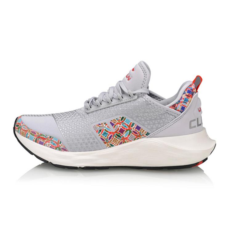 

New LiNing Cloud 6 Low Top Running Shoes Women s Gray ARHQ064-6 35.5