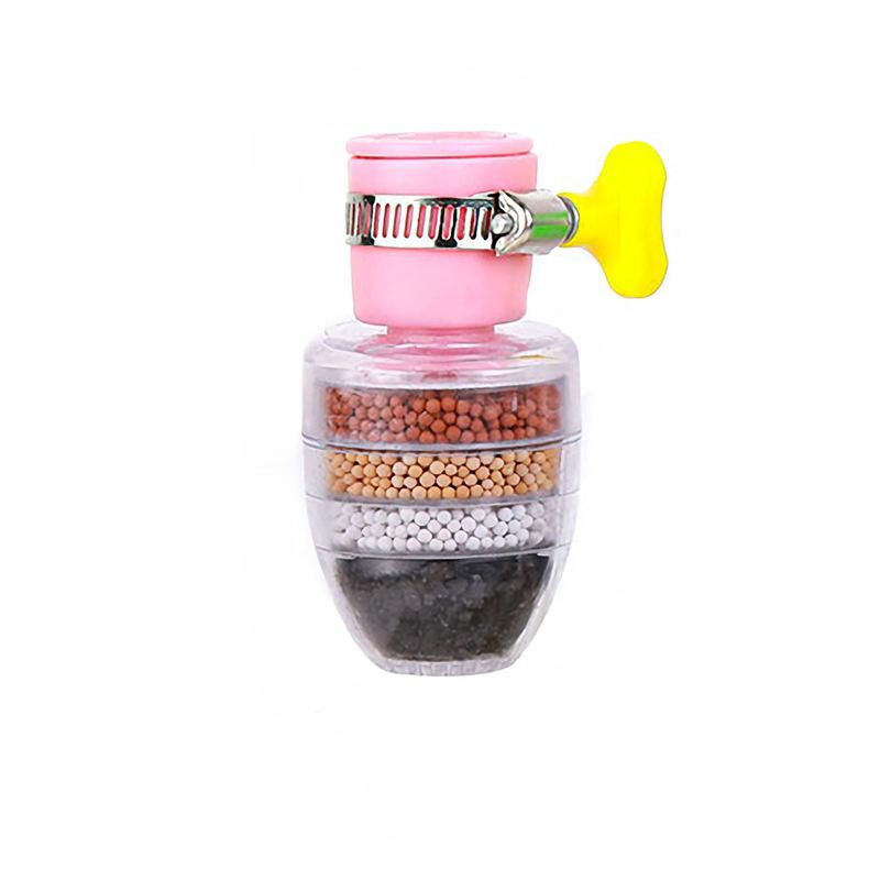 

1шт кран фильтр для душа против брызг воды удлинитель трубы удлинитель для кухонного крана многослойный очиститель воды экономия воды розовый