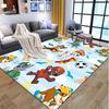 PAW Patrol Pattern Rug, Indoor/Outdoor Mat, for Picnic, Gameroom, Bedroom, Office, Living Room, Home Decor Carpet, Birthday Gift