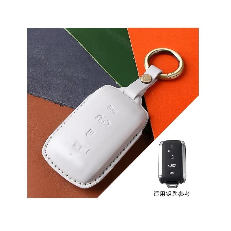 New Genuine Leather Car Key case Cover Protection Car Key Bag Leather Car Key Cover for Maserati Grecale Key Cover Accessories 8*4*3 cm чёрный