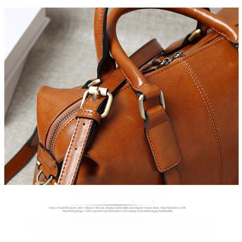 100% Genuine Leather Women Large Handbag Bag Shoulder Ladies Luxury Design Crossbody Bag Commuter Shopping Tote Bag for Women
