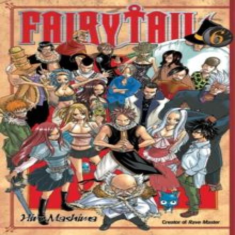 Fairy Tail 6 by Hiro Mashima Paperback Book 9781612620992