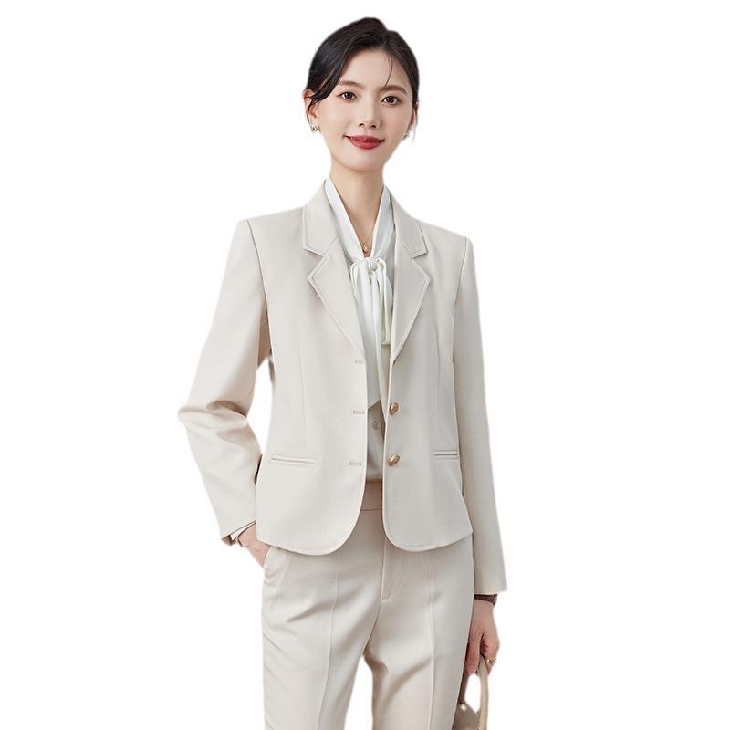 Women's Autumn 2024 Professional Suit Set – Short Blazer Jacket for Formal Work