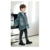 Fashion retro children's Martin boots autumn and winter new leather single boots velvet British style casual non-slip boys short boots