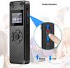 Digital Audio Voice Recorder 8gb 16gb Professional Portable Recorder Mp3 For Interview Business Support Up To 32g Tf Card V91