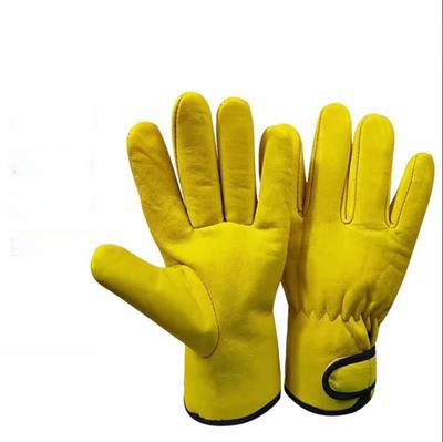 Premium Sheepskin Welding Gloves: Soft, Heat-Resistant, Breathable, Anti-Scalding for Outdoor and Maintenance Work