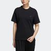 Adidas SS22 Solid Color Logo Round Neck Casual Short Sleeve T-Shirt Women Tops Black HC2547