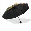 1pc Music-themed Auto-opening Folding Umbrella with 8-Rib Iron Frame - Perfect for Fans, Travelers, Daily Use, and Festive Gifts!SS060