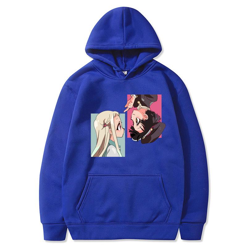 

Jibaku Shounen Hanako kun Harajuku Принты Толстовка Для Женщин Креативный Принт Спортивная Одежда Карман Флисовая Одежда Свободный Теплый Пуловер 3XL