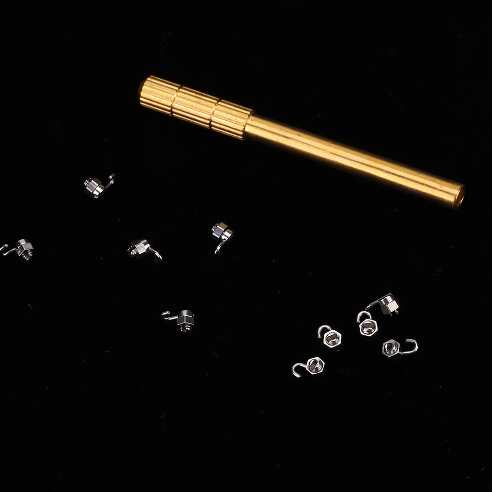 10pcs / Set Dental Orthodontic Activity Crimpable Hook Stop Lock Dental Tool Accessory