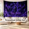 Custom Name Wall Hanging Tapestry,Solo Leveling Decorative Backdrop Tapestry For Dorm Home