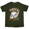 Maglietta da uomo Queens Of The Stone Age Teschio Alato Taglia XL Verde