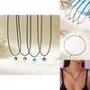Fashion Eye Pendant Necklace With Alloy Chain For Women